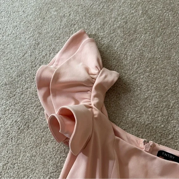 Pink Formal Mini Dress - Picture 4 of 5